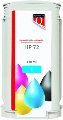 Inktcartridge Quantore alternatief tbv HP 72 C9371A blauw