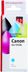 Inktcartridge Quantore Canon CLI-571XL blauw