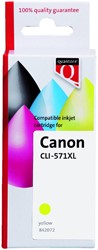 Inktcartridge Quantore Canon CLI-571XL geel