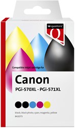 Inktcartridge Quantore alternatief tbv Canon PGI-570XL CLI-571XL 2x zwart 3x kleur