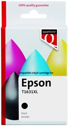 Inktcartridge Quantore Epson 16XL T1631 zwart
