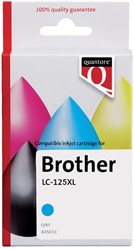 Inktcartridge Quantore alternatief tbv Brother LC-125XL blauw