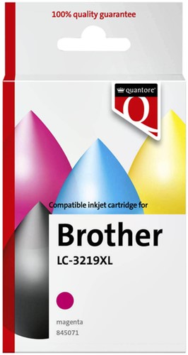 Inktcartridge Quantore alternatief tbv Brother LC-3219XL rood