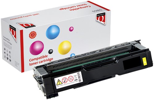 Toner Quantore alternatief tbv Ricoh 407719 geel