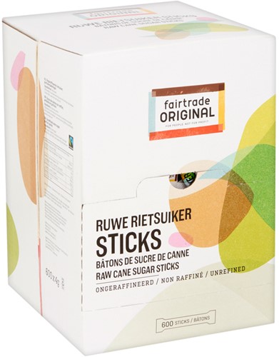 Rietsuikersticks Fairtrade Original 600 stuks-3