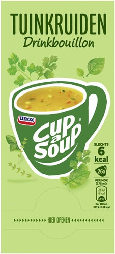 Cup-a-Soup Unox heldere bouillon tuinkruiden 175ml-2
