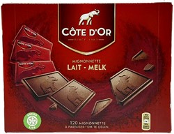 Chocolade Cote d'Or mignonnette melk 120x10 gram