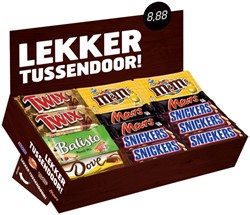 Snoep verzameldoos Mars Snickers Twix M&M Balisto Dove