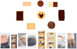 Koekjes Elite Delicious koekjesmix met chocolade 120 stuks