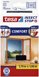 Insectenhor tesa® Insect Stop COMFORT raam 1,7x1,8m zwart