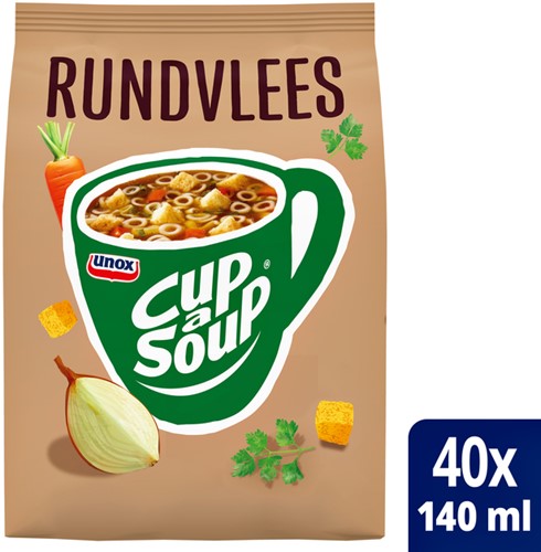 Cup-a-Soup Unox machinezak rundvlees 140ml