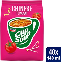 Cup-a-Soup Unox machinezak Chinese tomaat 140ml