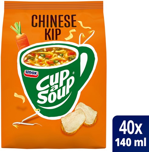 Cup-a-Soup Unox machinezak Chinese kip 140ml