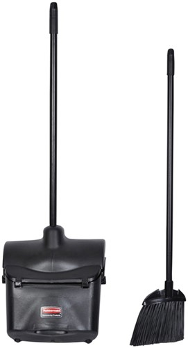 Handveger Rubbermaid Executive Lobby Broom met lange steel zwart-2