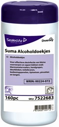 Reinigingsdoekjes Suma met alcohol