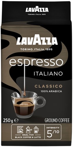 Koffie Lavazza gemalen Caffè Espresso 250gr