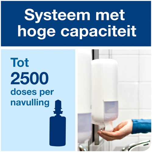 Zeepdispenser Tork S4 Elevation 1000ml wit 561500-1