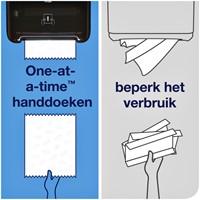 Handdoekrol Tork H1 Matic Advanced 2-laags 150m wit 290067-5