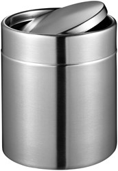 Afvalbak EKO Fandy tafelmodel met swingdeksel 1,5 liter