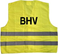 Veiligheidsvest BHV geel