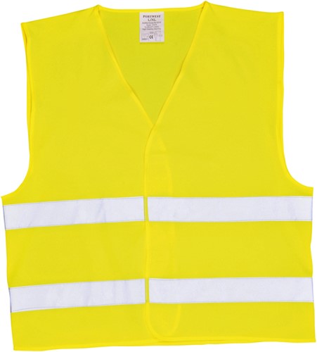 Veiligheidsvest BHV geel-2