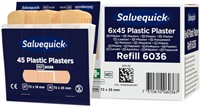 Pleister Salvequick navulling plastic 6 kaarten à 45 stuks 6036-2