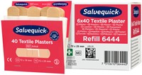 Pleister Salvequick navulling textiel 6 kaarten à 40 stuks 6444-2