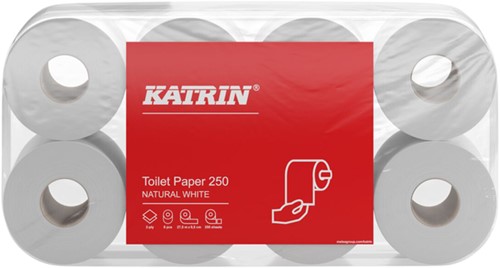 Toiletpapier Katrin 2-laags wit 64rollen-2