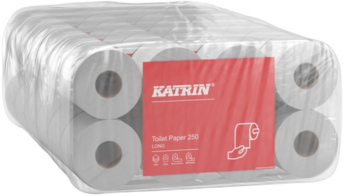 Toiletpapier Katrin 3-laags 250vel 48rollen wit-2