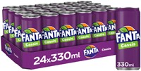 Frisdrank Fanta cassis blik 330ml-2