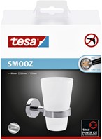 Bekerhouder tesa® Smooz hoogglans verchroomd metaal zelfklevend-2