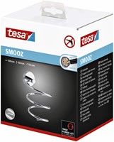 Haardrogerhouder tesa® Smooz hoogglans verchroomd metaal zelfklevend-3