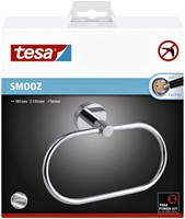 Handdoekring tesa® Smooz hoogglans verchroomd metaal zelfklevend-2