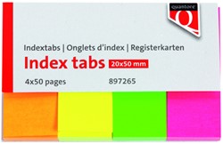 Indextabs Quantore 20x50mm neon