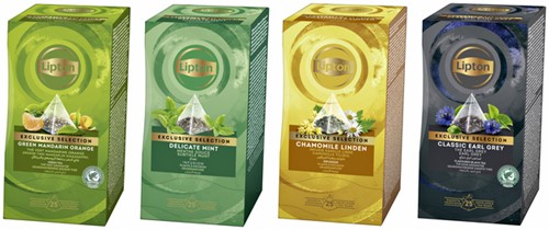 Thee Lipton Exclusive groene thee mandarijn sinaasappel 25 pramidezakjesx2gr-2