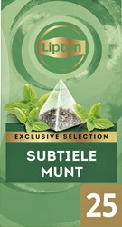 Thee Lipton Exclusive subtiele munt 25x2gr