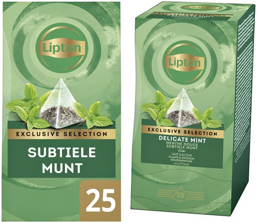 Thee Lipton Exclusive subtiele munt 25x2gr-3