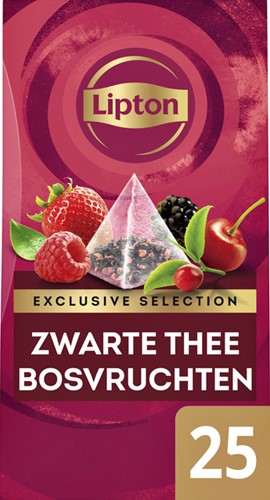 Thee Lipton Exclusive bosvruchten 25x2gr