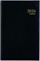 Agenda 2026 Brepols Saturnus Lima 7dagen/2pagina's zwart