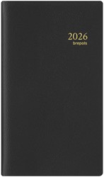 Agenda 2026 Brepols Interplan Genova 7dagen/2pagina's spiraal zwart