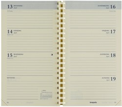 Agendavulling 2026 Brepols Interplan 7dagen/2pagina's 1-talig