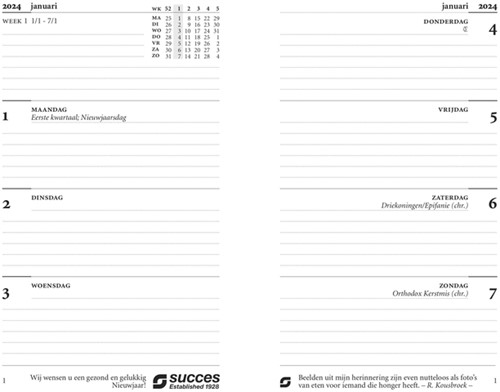 Agendavulling 2026 Succes Senior 7dagen/2pagina's-3