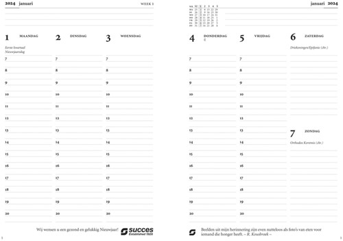 Agendavulling 2026 Succes Executive A5 7dagen/2pagina's-2