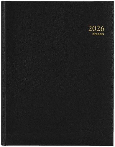 Agenda 2026 Brepols Timing Lima 7dagen/2pagina's zwart