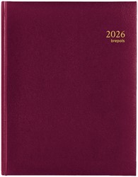 Agenda 2026 Brepols Timing Lima 7dagen/2pagina's bordeaux