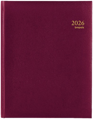 Agenda 2026 Brepols Timing Lima 7dagen/2pagina's bordeaux
