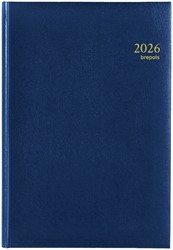 Agenda 2026 Brepols Omega Lima 7dagen/2pagina's blauw