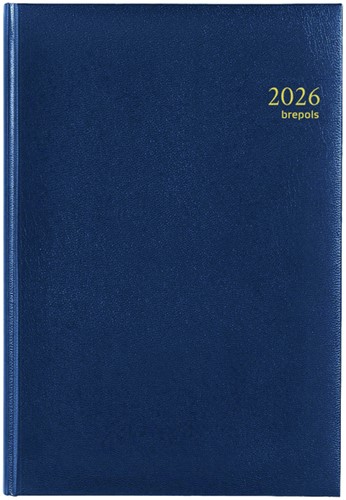 Agenda 2026 Brepols Omega Lima 7dagen/2pagina's blauw