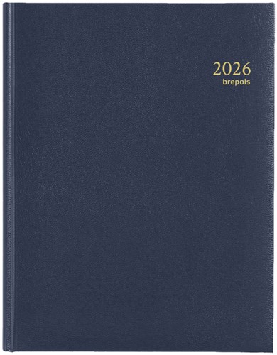 Agenda 2026 Brepols Timing Lima 7dagen/2pagina's blauw