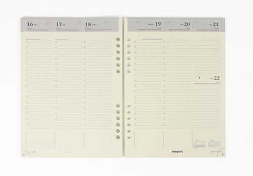 Agendavulling 2026 Brepols Brefax 7 7dagen/2pagina's